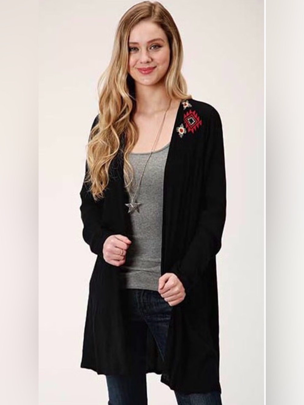 ROPER WOMEN'S WILD WEST COWBOY CARDIGAN